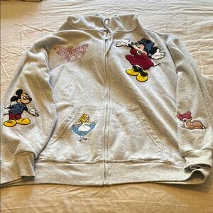 Disney Gray and Red Mickey Mouse Jacket